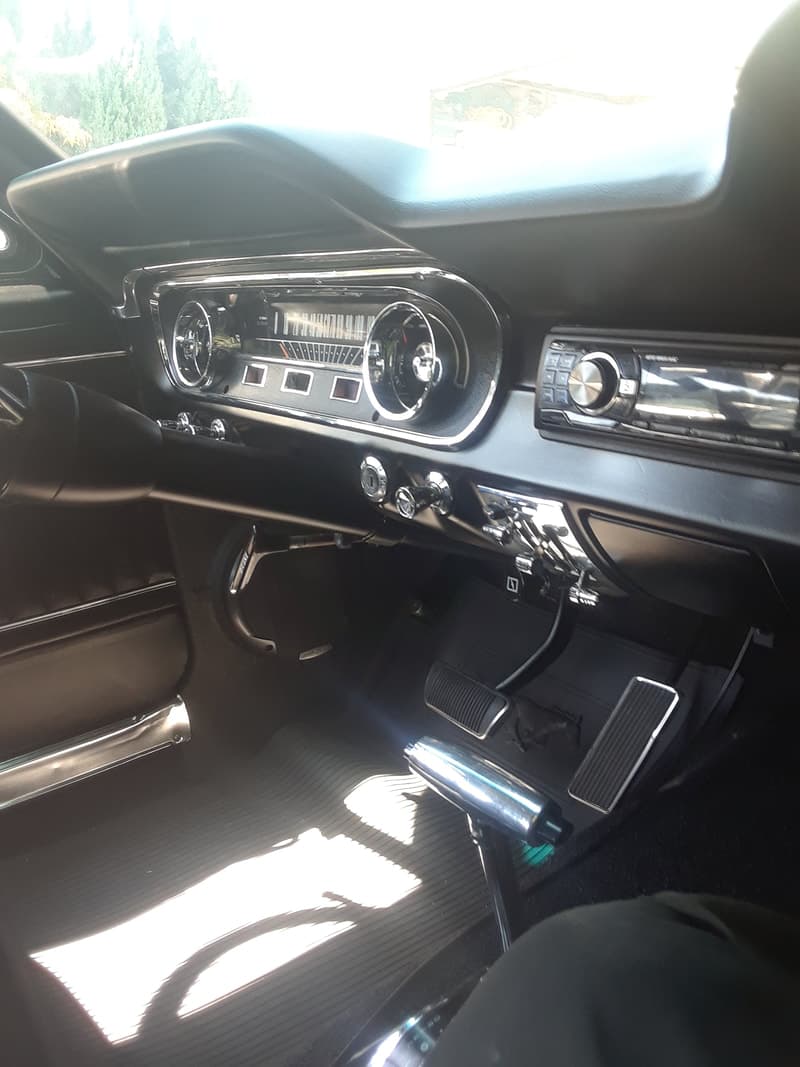 1965 Mustang — interior / dash