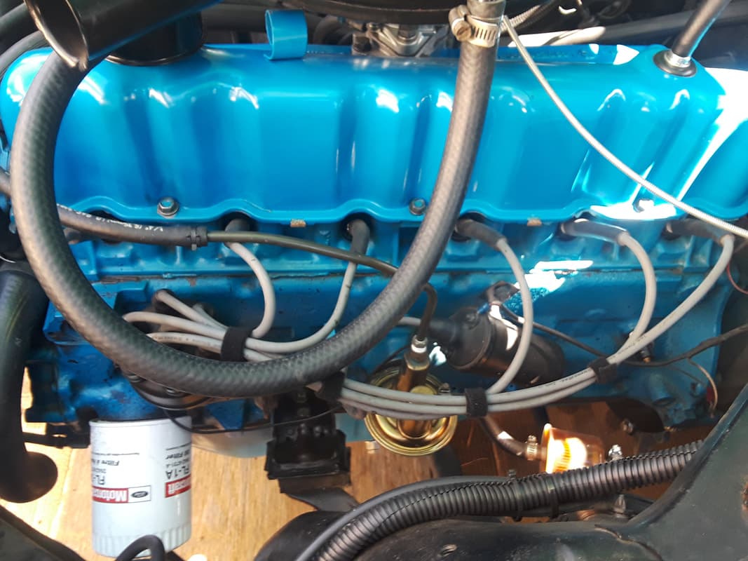 1965 Mustang — engine detail