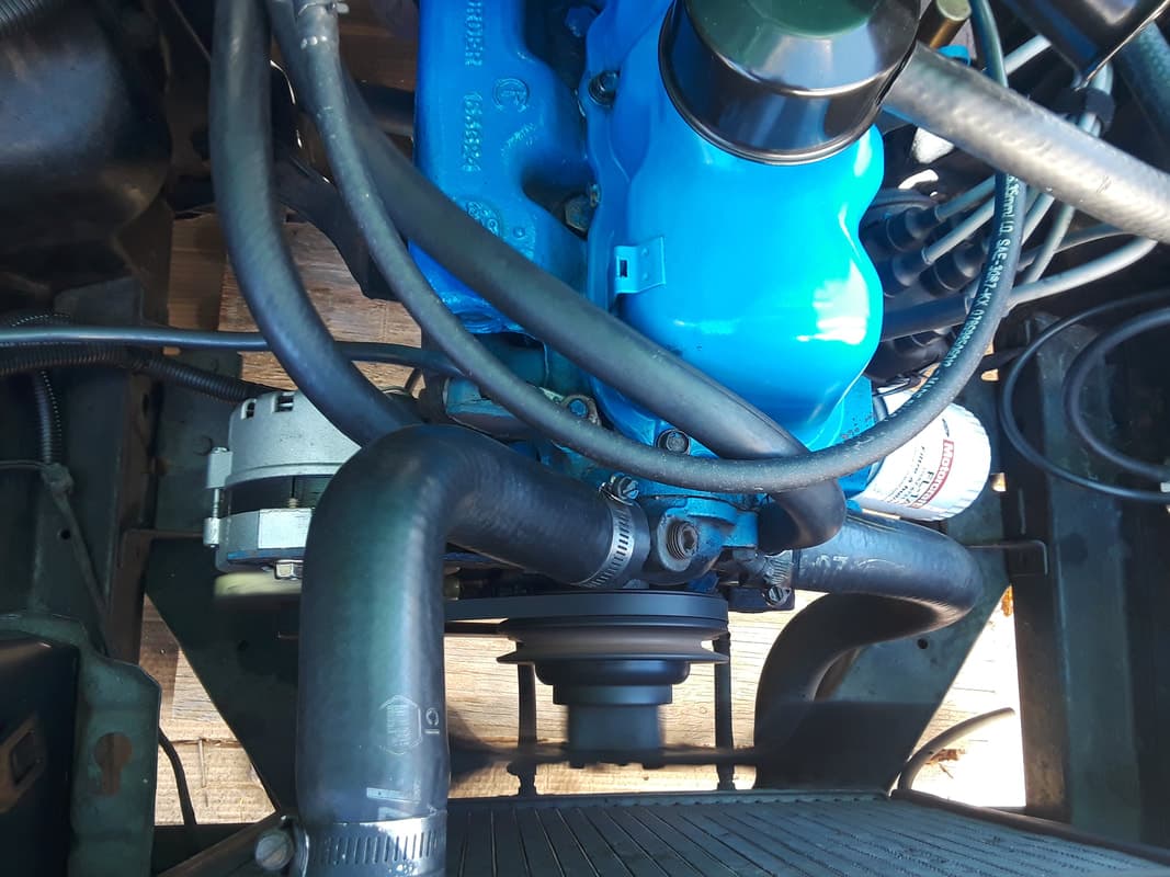 1965 Mustang — engine detail