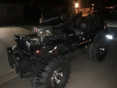 1946 Willys Jeep — full reveal, exposed engine